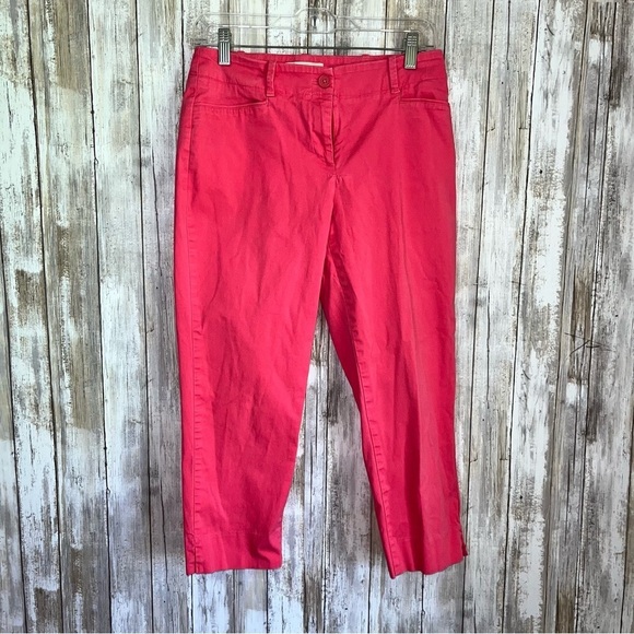 Talbots Pants - Talbots Pink Petite Crop Pants
